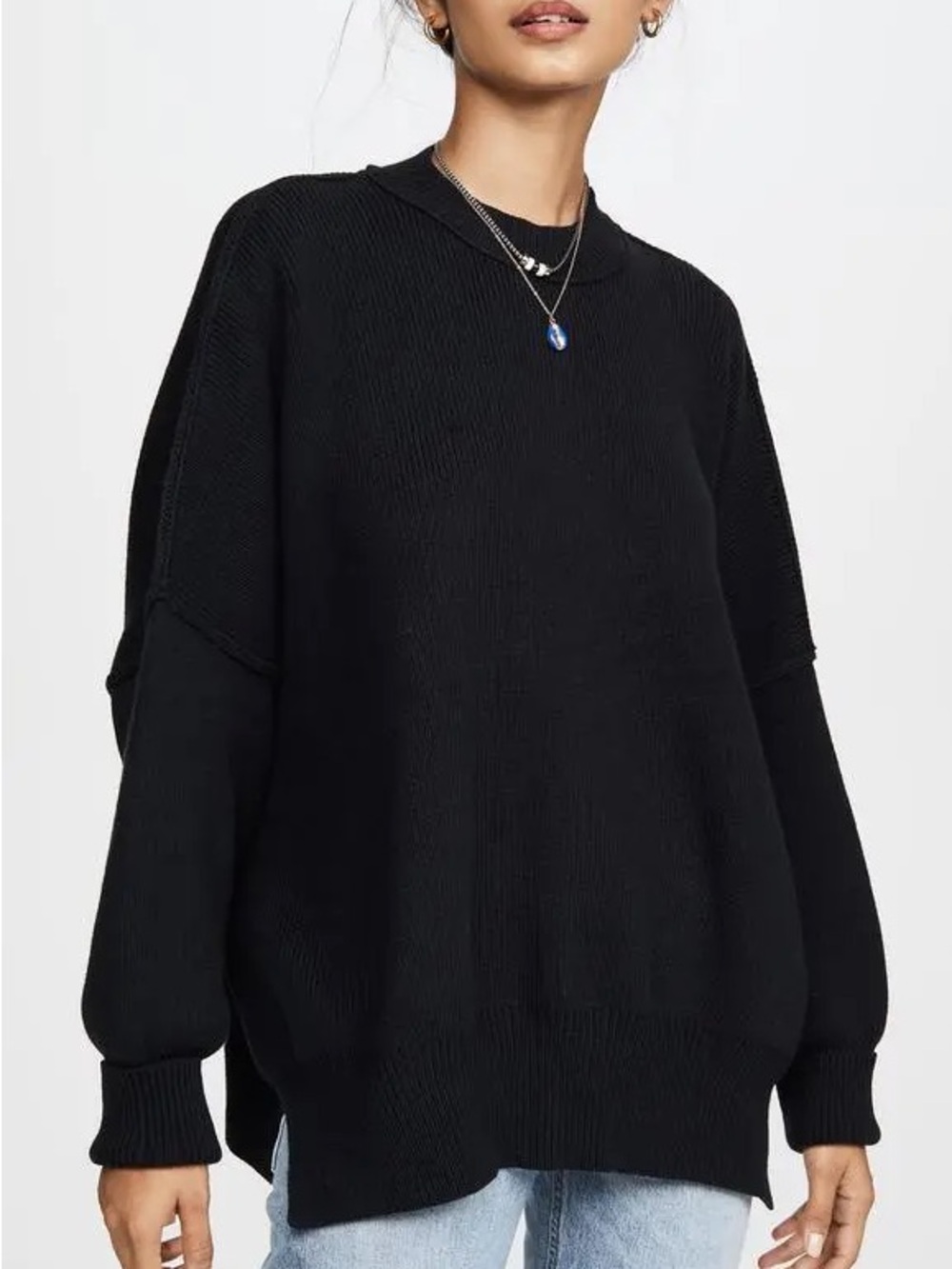 Free People Easy Street Tunic Sweater | Size Small